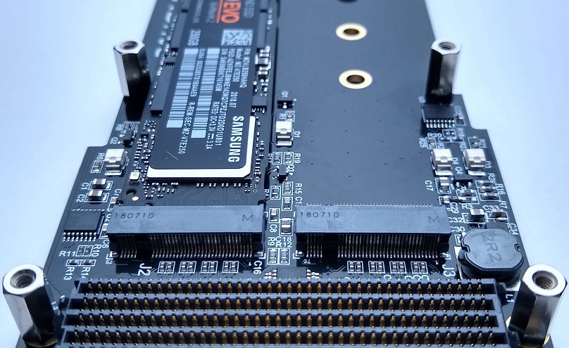 FPGA Drive FMC with single SSD loaded